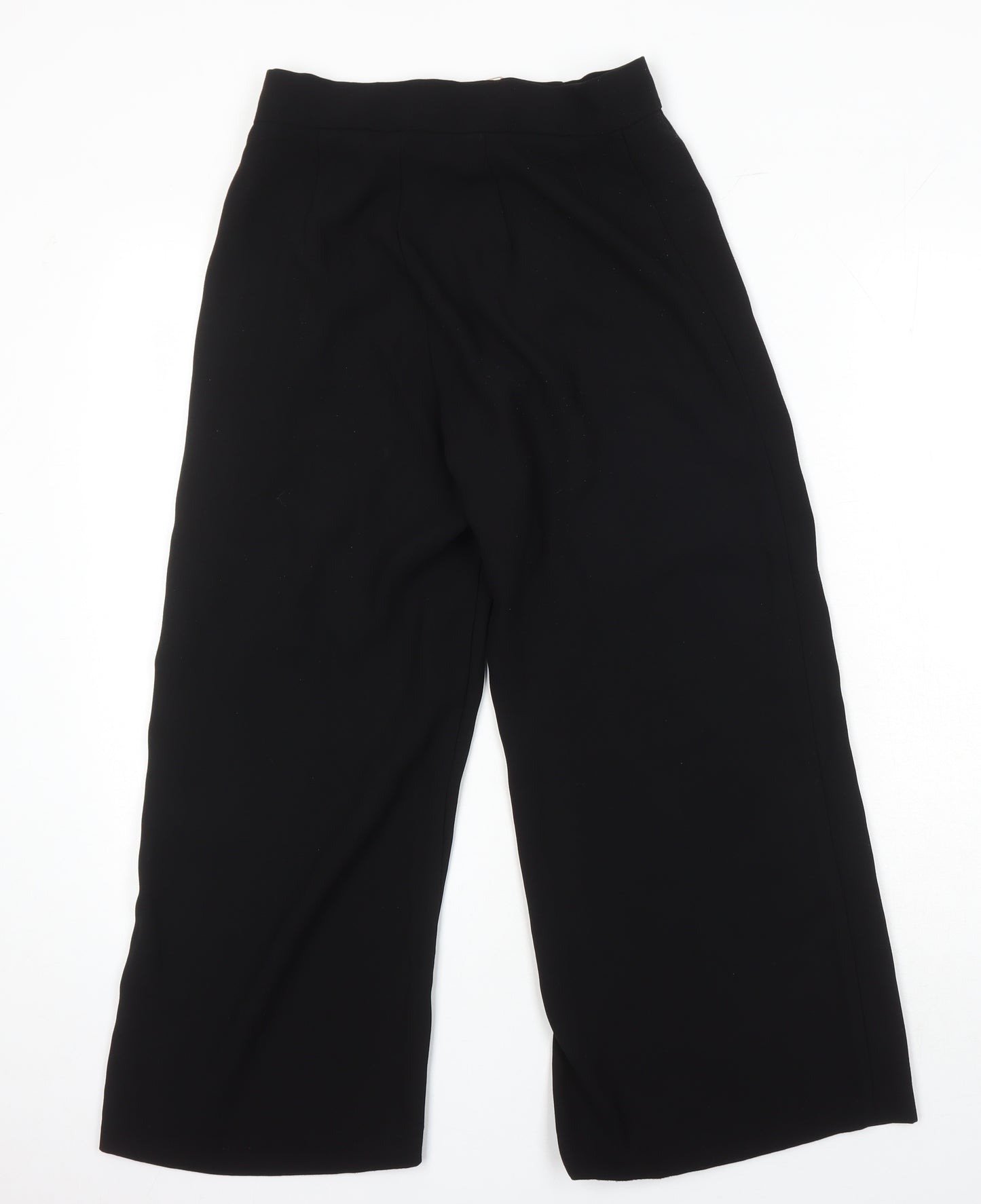 River Island Womens Black Polyester Trousers Size 8 L22 in Regular