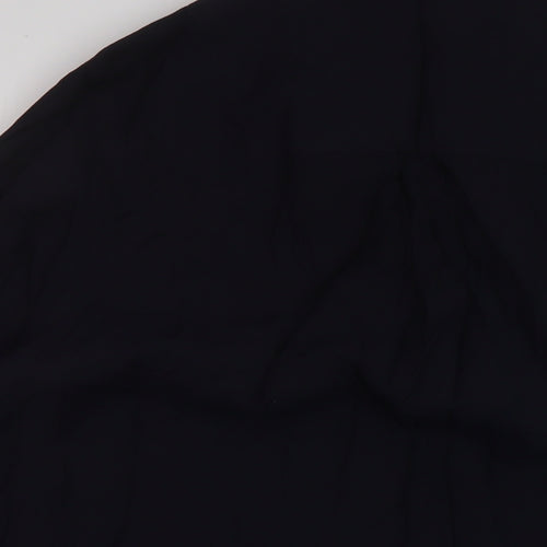 NEXT Womens Blue Viscose Basic Blouse Size 20 Collared