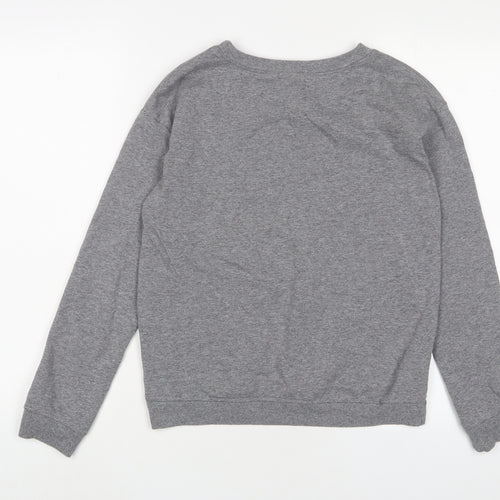 Civico Womens Grey Cotton Pullover Sweatshirt Size S Pullover