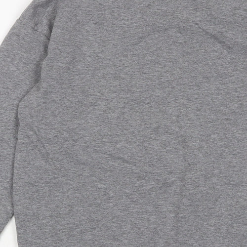 Civico Womens Grey Cotton Pullover Sweatshirt Size S Pullover