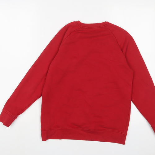 NEXT Boys Red Cotton Pullover Sweatshirt Size 12 Years Pullover