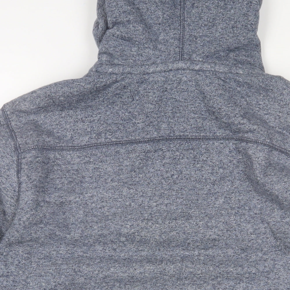 NEXT Mens Blue Cotton Full Zip Hoodie Size XL