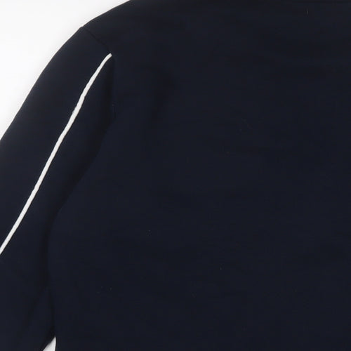Closure Mens Blue Cotton Pullover Sweatshirt Size S