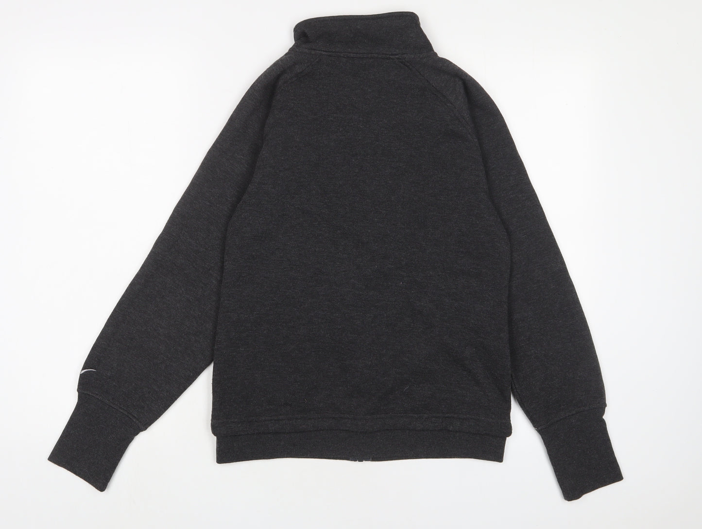 LA Gear Womens Grey Cotton Full Zip Sweatshirt Size 8 Zip - Logo, Embroidered