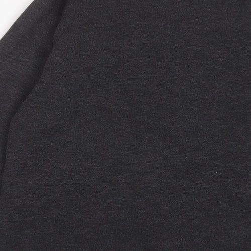 LA Gear Womens Grey Cotton Full Zip Sweatshirt Size 8 Zip - Logo, Embroidered