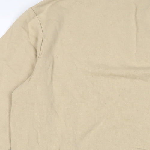 H&M Mens Beige Cotton Pullover Sweatshirt Size S