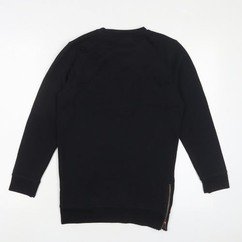 NEXT Boys Black Cotton Pullover Sweatshirt Size 10 Years Pullover