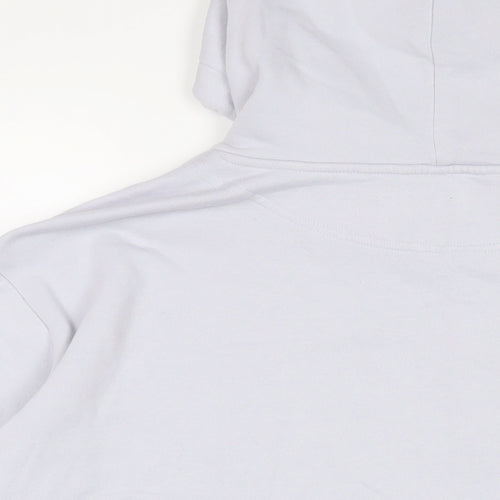 H&M Womens Blue Cotton Pullover Hoodie Size M Pullover