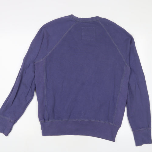 Franklin & Marshall Mens Purple Cotton Pullover Sweatshirt Size S