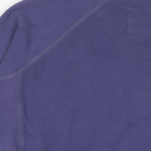 Franklin & Marshall Mens Purple Cotton Pullover Sweatshirt Size S