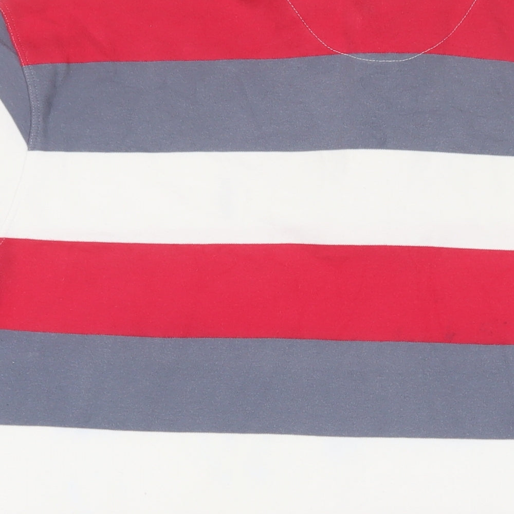 Ralph Lauren Mens Multicoloured Striped Cotton Polo Size XL Collared Button
