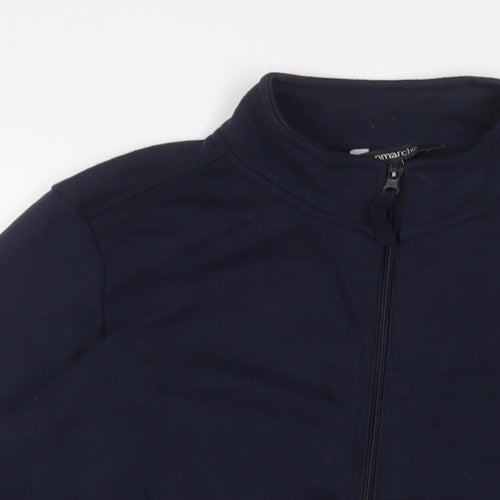bonmar Womens Blue Polyester Full Zip Sweatshirt Size 16 Zip