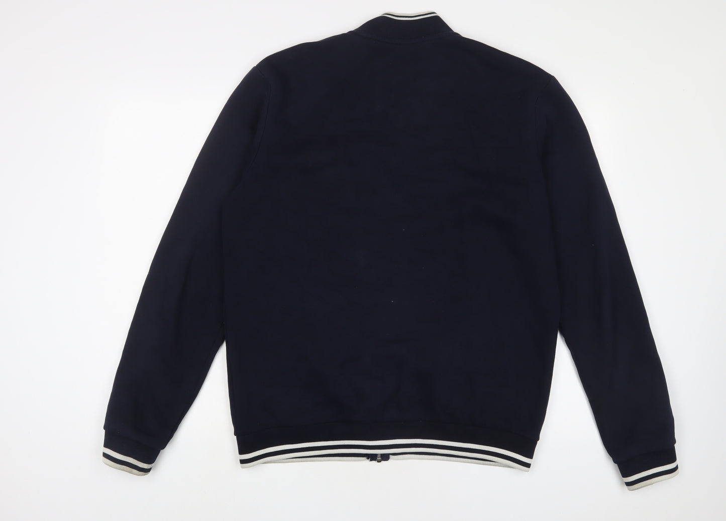 NEXT Mens Blue Cotton Full Zip Sweatshirt Size L