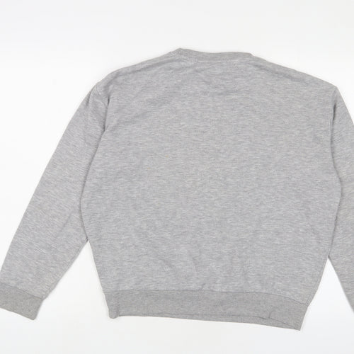 Disney Womens Grey Cotton Pullover Sweatshirt Size S Pullover - Stitch