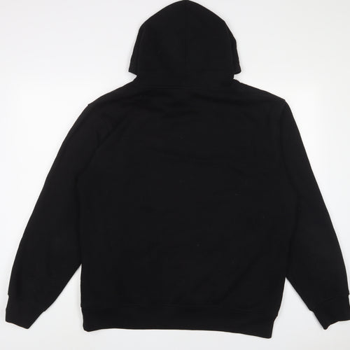 NICCE Mens Black Cotton Pullover Hoodie Size XL