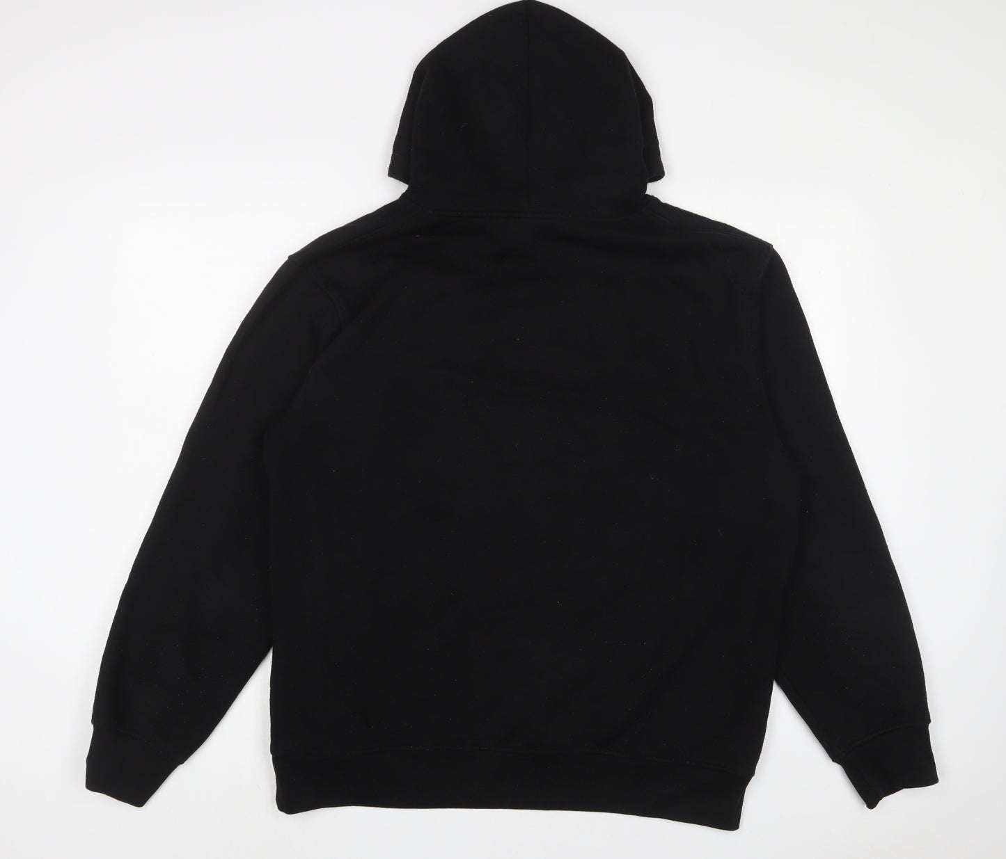 NICCE Mens Black Cotton Pullover Hoodie Size XL