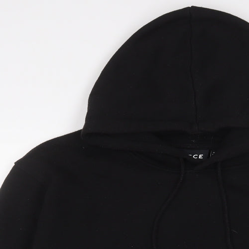 NICCE Mens Black Cotton Pullover Hoodie Size XL