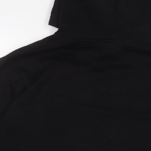 NICCE Mens Black Cotton Pullover Hoodie Size XL
