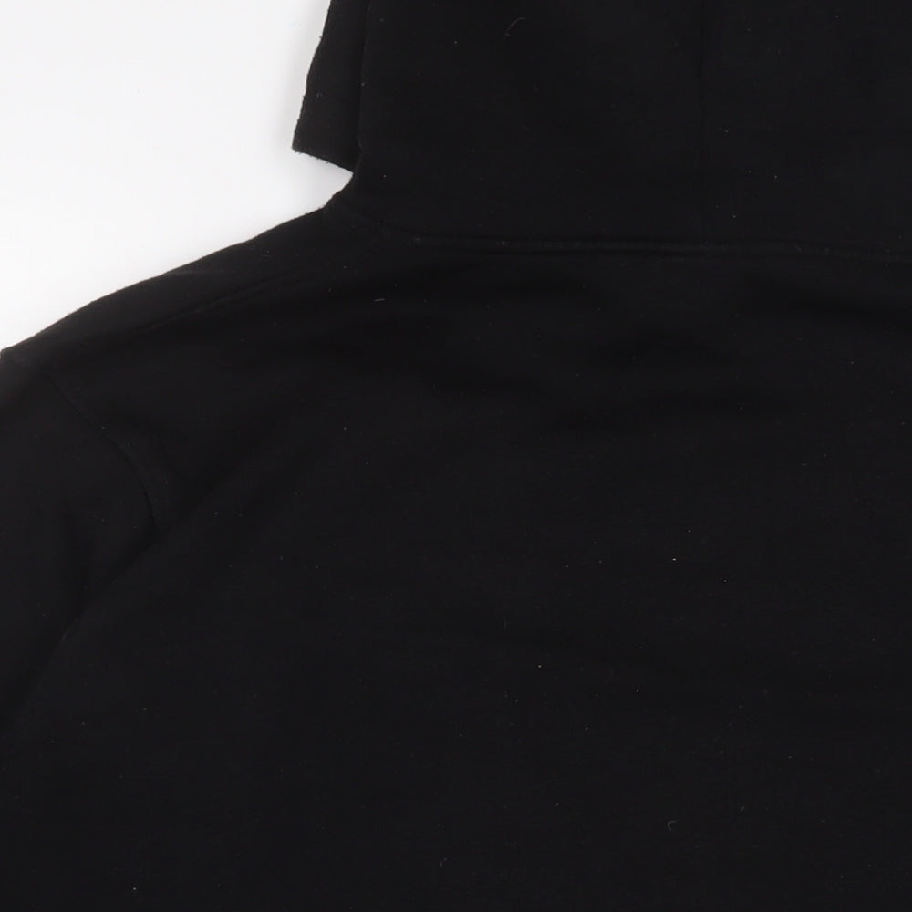 NICCE Mens Black Cotton Pullover Hoodie Size XL
