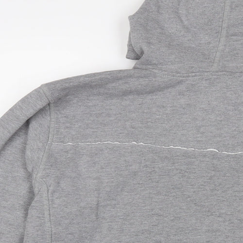 Selected Mens Grey Cotton Pullover Hoodie Size XL