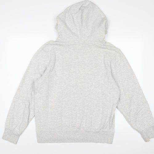 The North Face Mens Grey Cotton Pullover Hoodie Size S