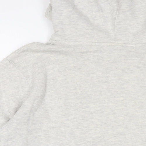 The North Face Mens Grey Cotton Pullover Hoodie Size S