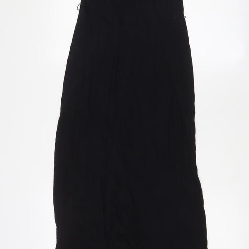Gap Womens Black Viscose A-Line Size S Crew Neck Pullover