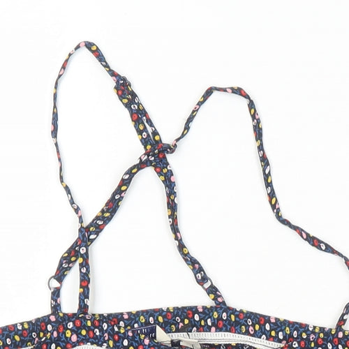 Jack Wills Womens Multicoloured Floral Viscose Camisole Blouse Size 6 Square Neck