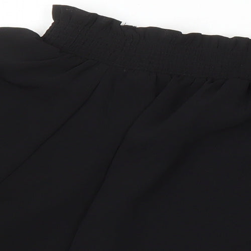 New Look Womens Black Polyester Tunic Blouse Size 14 Boat Neck