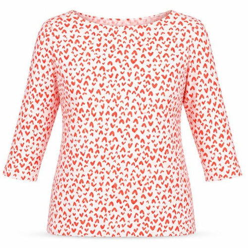 M&S Womens Multicoloured Geometric Chlorofibre Jersey Blouse Size 10 Round Neck