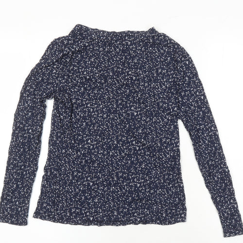 M&S Womens Multicoloured Floral Viscose Jersey Blouse Size 10 Sweetheart