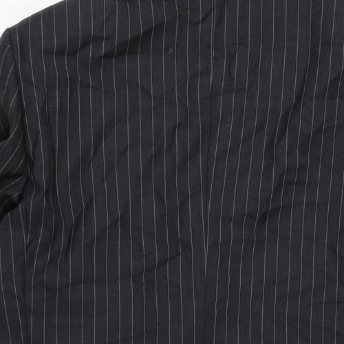 Brook Taverner Mens Black Jacket Size 44 Button