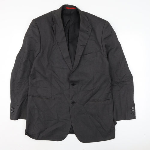 Burton Mens Grey Jacket Size 44 Button