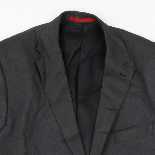 Burton Mens Grey Jacket Size 44 Button