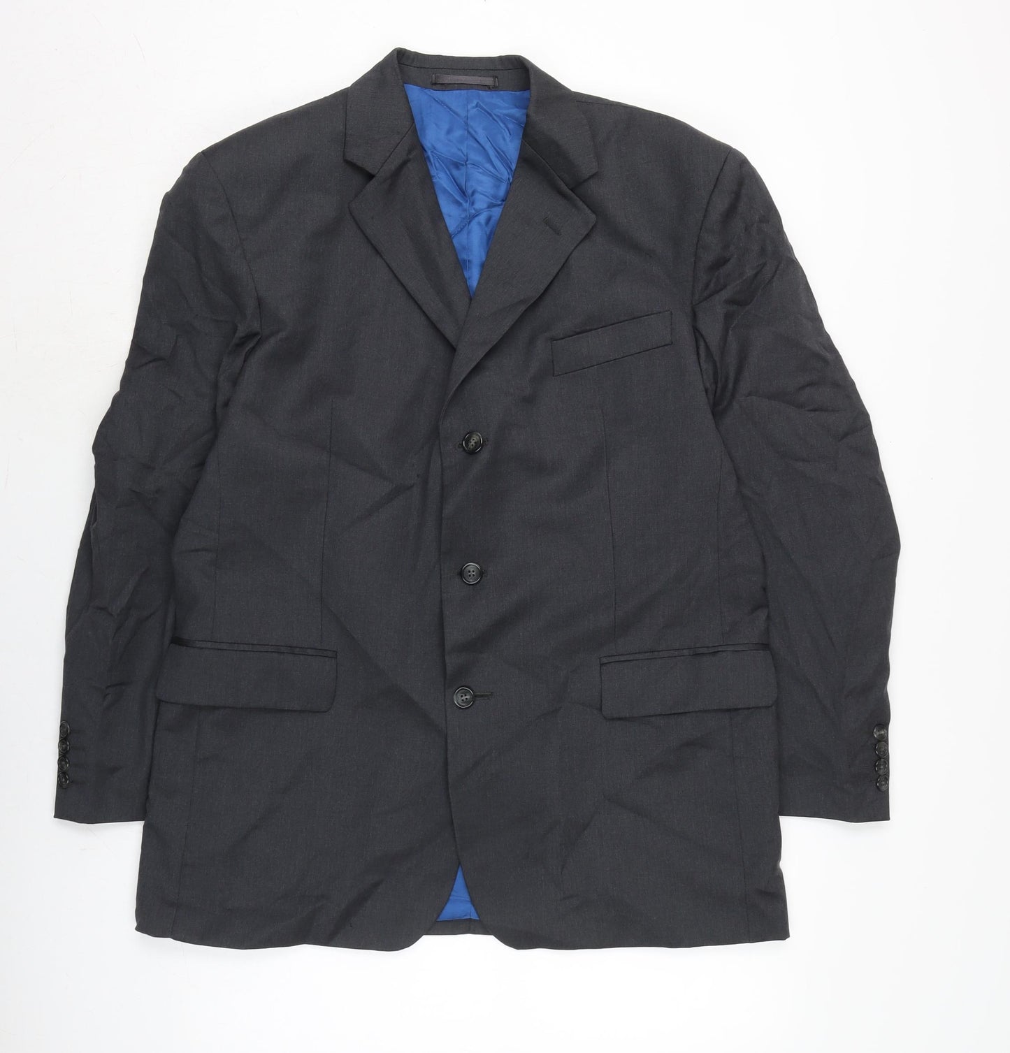 Berwin & Berwin. Mens Grey Jacket Size 44 Button