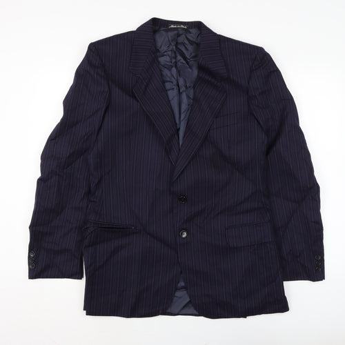 HC Pearson Mens Blue Jacket Size 42 Button