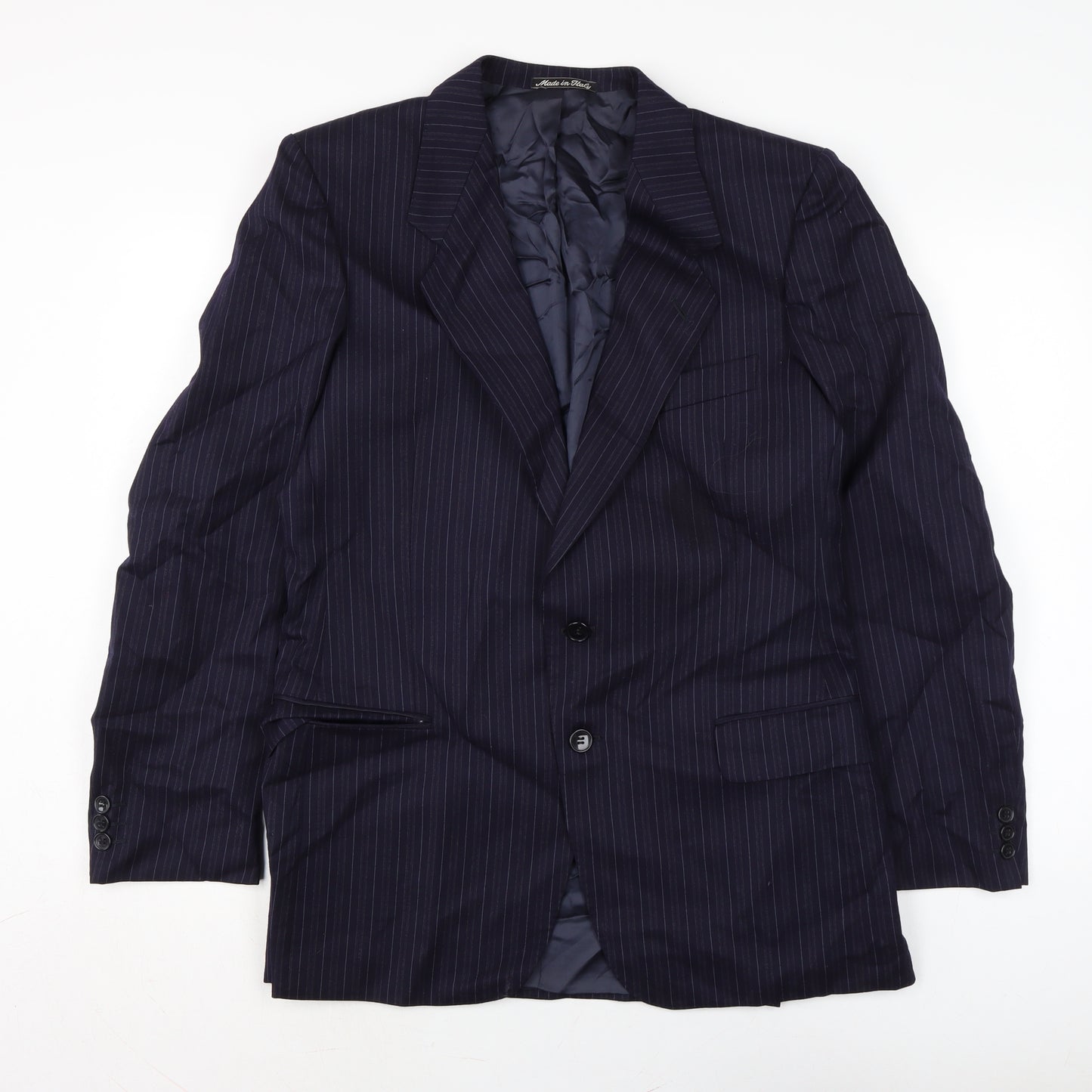 HC Pearson Mens Blue Jacket Size 42 Button