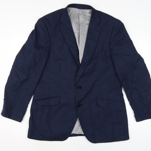 REMUS UOMO Mens Blue Jacket Size 40 Button