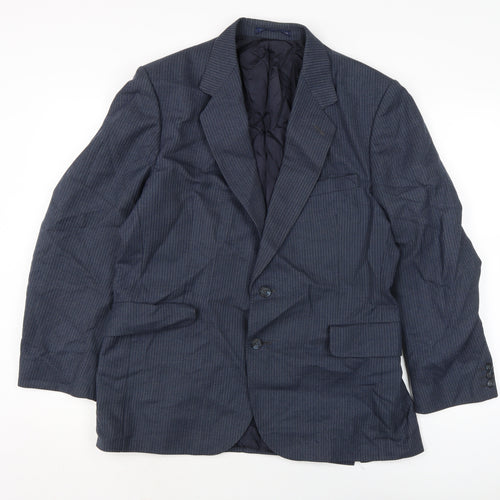 Dunn & Co Mens Blue Jacket Size 44 Button