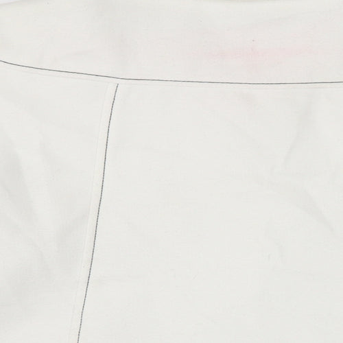 TG Womens White Jacket Size 24 Button