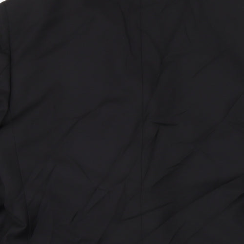 Flannels Mens Black Jacket Size 40 Button