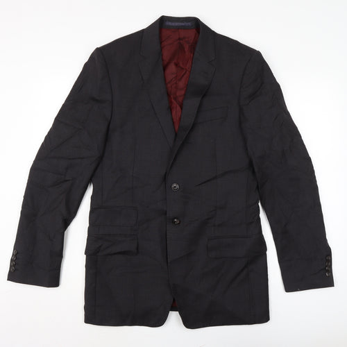 Marks and Spencer Mens Grey Jacket Size 38 Button