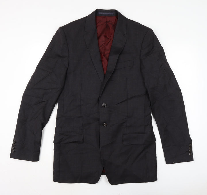 Marks and Spencer Mens Grey Jacket Size 38 Button