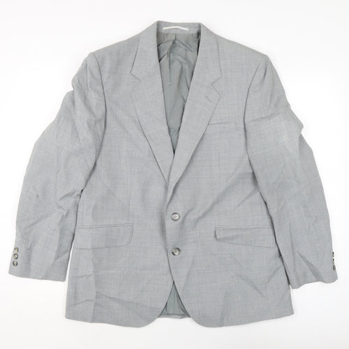 Louis Tabre Mens Grey Jacket Size 3XL Button