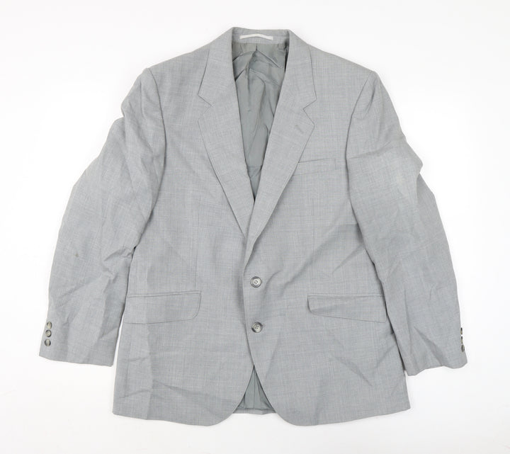 Louis Tabre Mens Grey Jacket Size 3XL Button