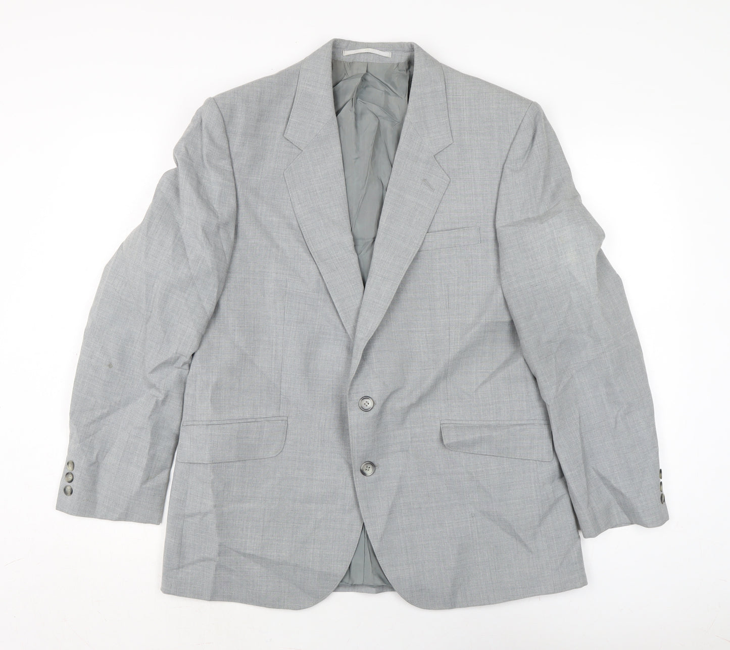 Louis Tabre Mens Grey Jacket Size 3XL Button