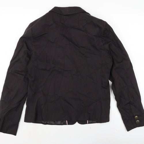 Marks and Spencer Womens Black Jacket Size 16 Button