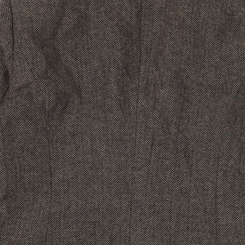 La radoute Womens Brown Jacket Size 12 Button