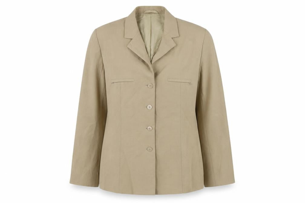 Next Womens Beige Jacket Coatigan Size 12 Button