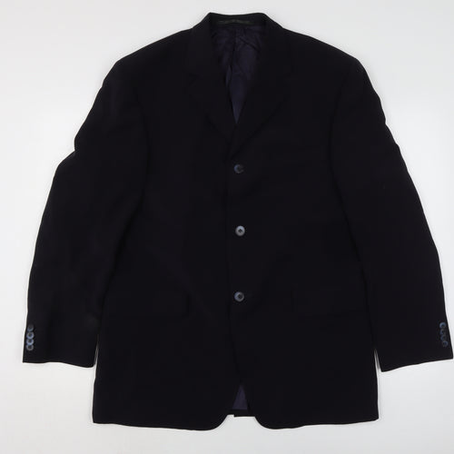 obvious Mens Blue Jacket Size 46 Button
